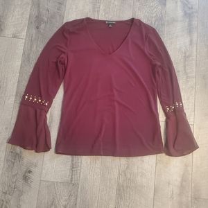 Maroon INC International Concepts Shirt